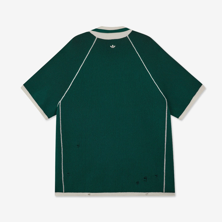 Song for the Mute x Adi008 Sweaterpolo Collegiate Green | Black