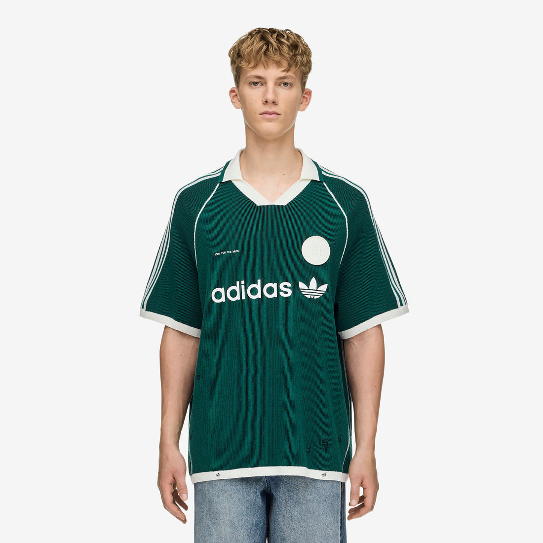 Song for the Mute x Adi008 Sweaterpolo Collegiate Green | Black Shirts