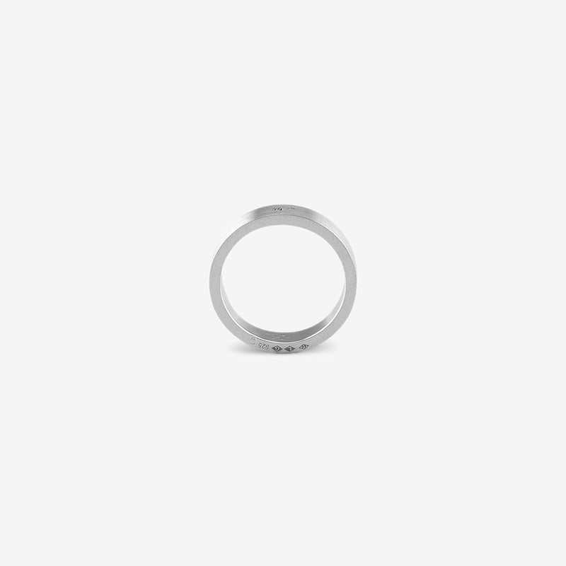 7g Brushed Sterling Silver Ribbon Ring Jewellery