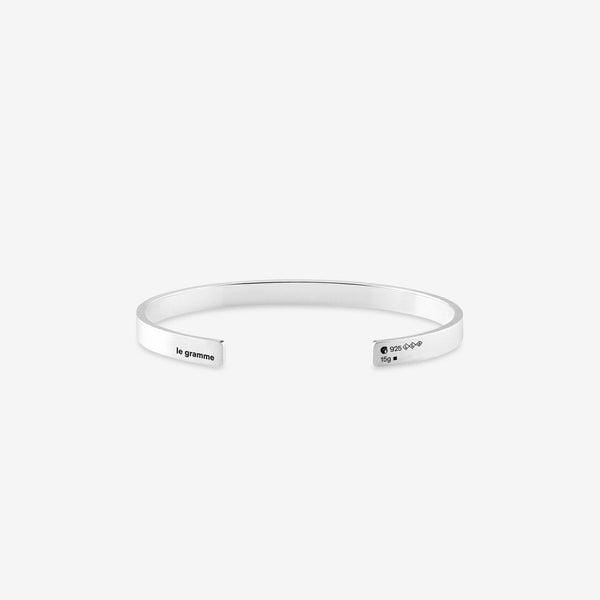 15g Brushed Sterling Silver Ribbon Bracelet Jewellery