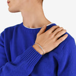 7g Brushed Sterling Silver Cable Bracelet