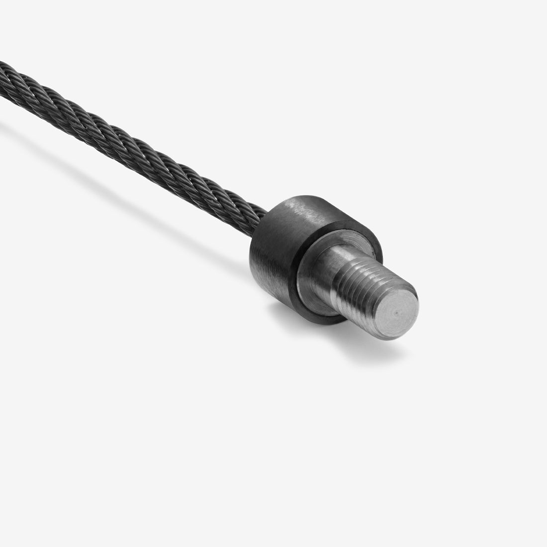 5g Brushed Black Ceramic Cable Bracelet Jewellery