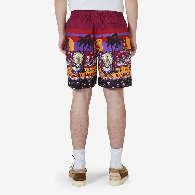 Beach Short Burgundy Shorts