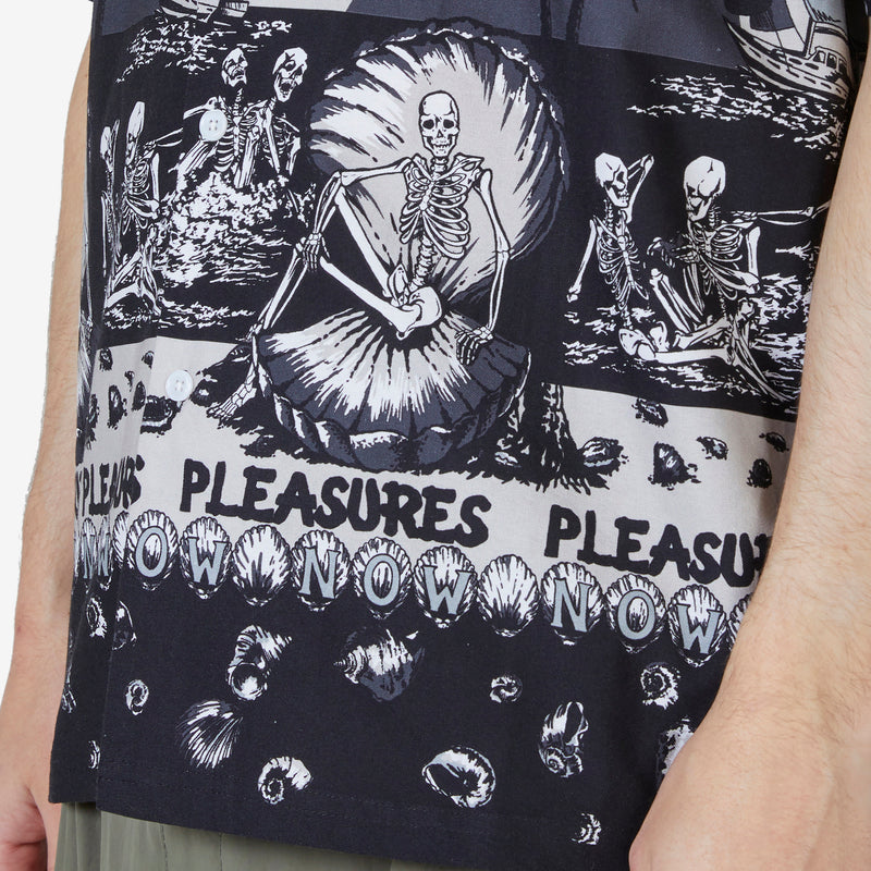 Beach Button Down Black Shirts