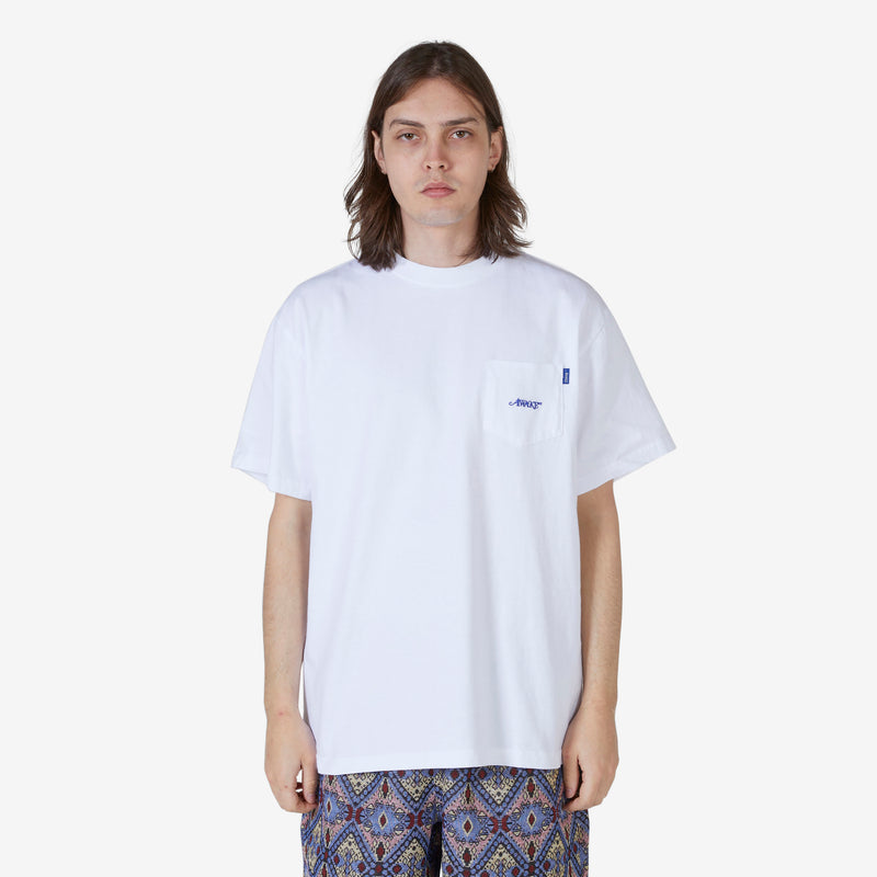 Classic Embroidered Logo Pocket T-Shirt White