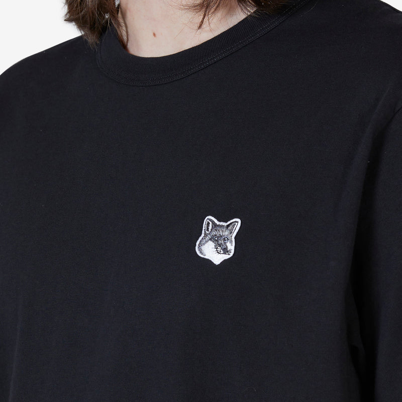 Grey Fox Head Patch Classic T-Shirt Black
