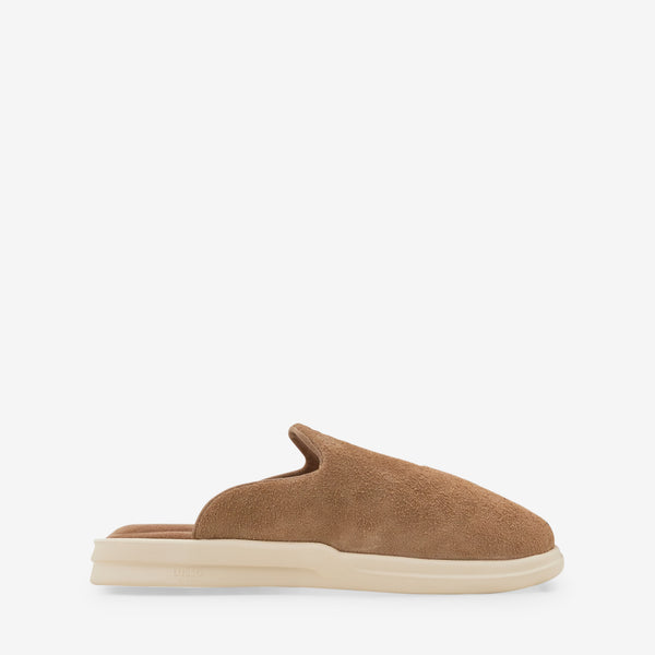 Pelli Hairy Suede Chestnut | Shortbread