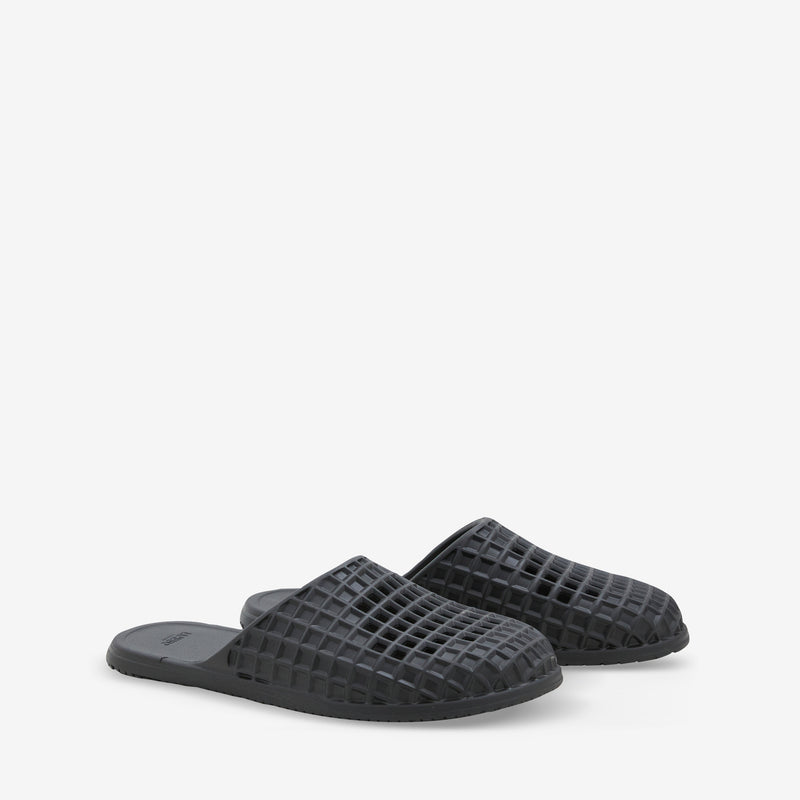 Rosa Slide Jet Black Footwear