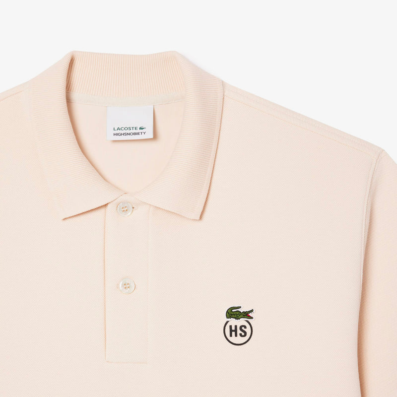 Lacoste x Highsnobiety Oversized Piqué Polo Whitecap