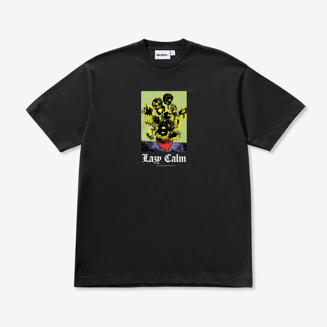 Lazy Calm T-Shirt Black Tees