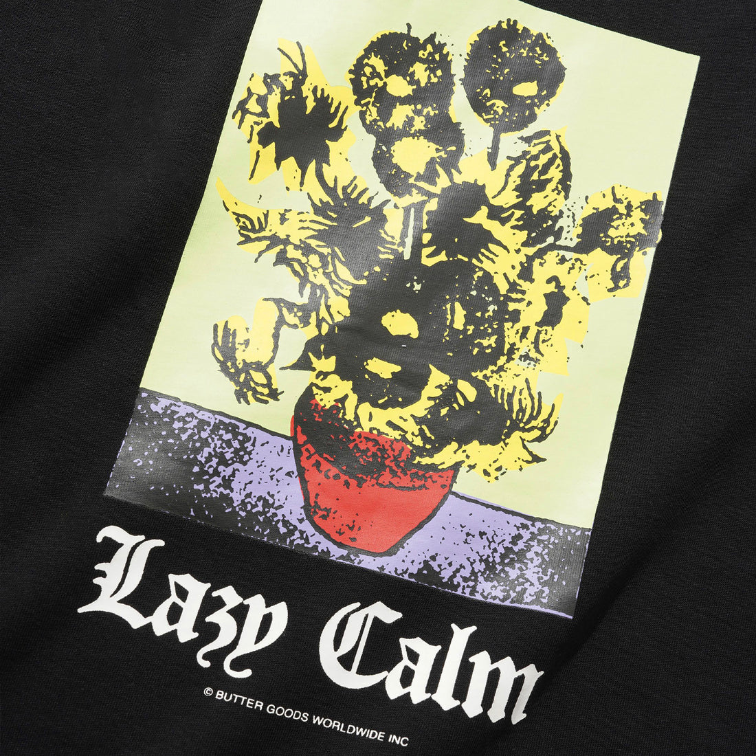 Lazy Calm T-Shirt Black Tees