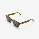 Leon Olive Demi | Grey Solid Lens