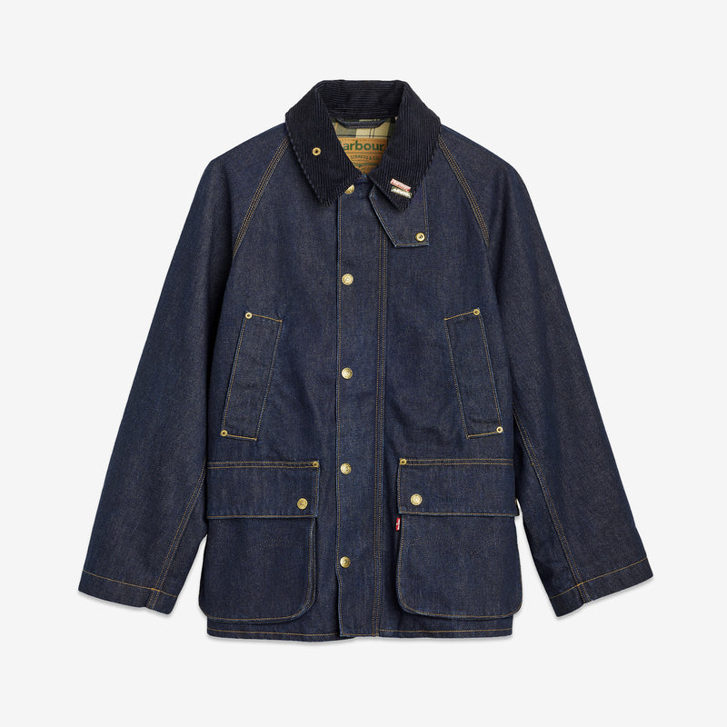 Barbour x Bedale OS Dark Rinsed Denim Jackets
