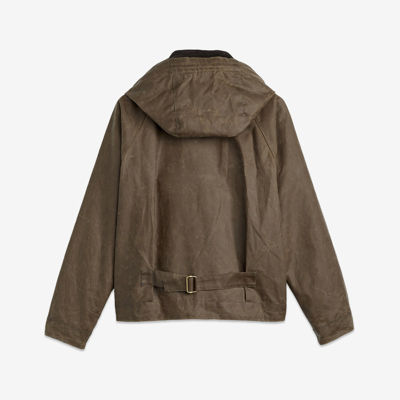 Barbour x Spey Jacket Tobacco Wax | Brown Cord Collar Jackets