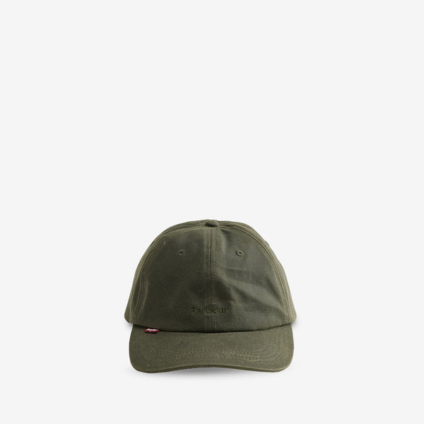 Barbour x 5 Panel Hat Olive Wax Headwear