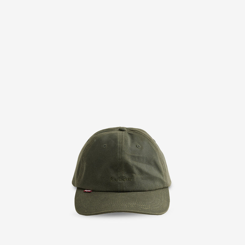 Barbour x 5 Panel Hat Olive Wax Headwear