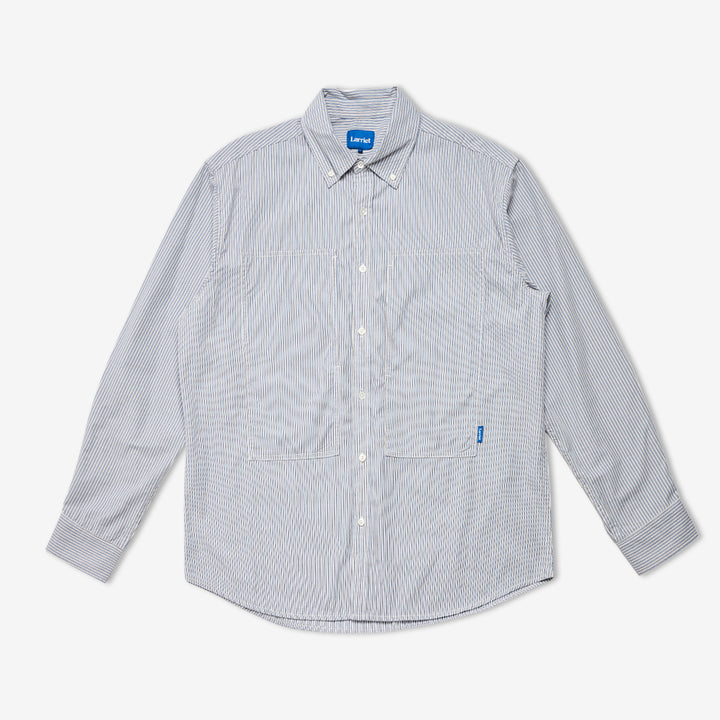 Grant Shirt Sky Stripe Front