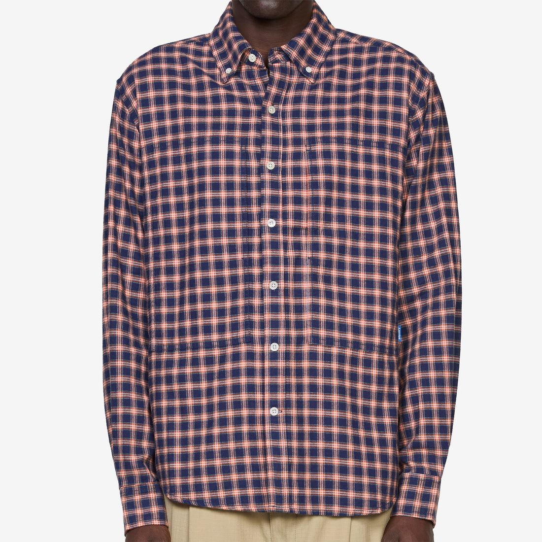 Grant Shirt Navy Plaid Shirts
