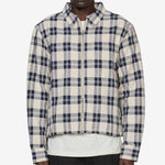 Capricorn Plaid Zip Jacket Navy