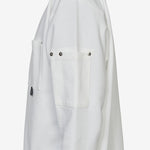 Work Rivet Pocket Long Sleeve T-Shirt White