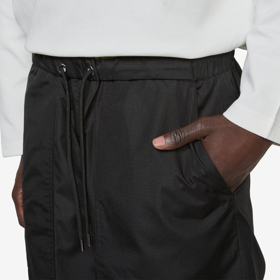 Military Non-Down Reversible Shorts Black Shorts