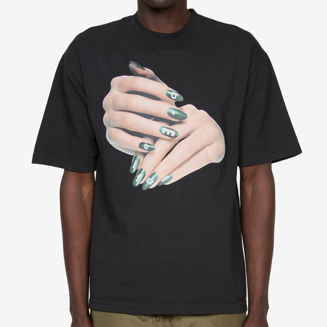 Manicure T-Shirt Black Tees