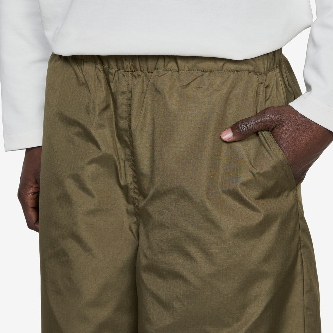 Military Non-Down Reversible Shorts Black Shorts