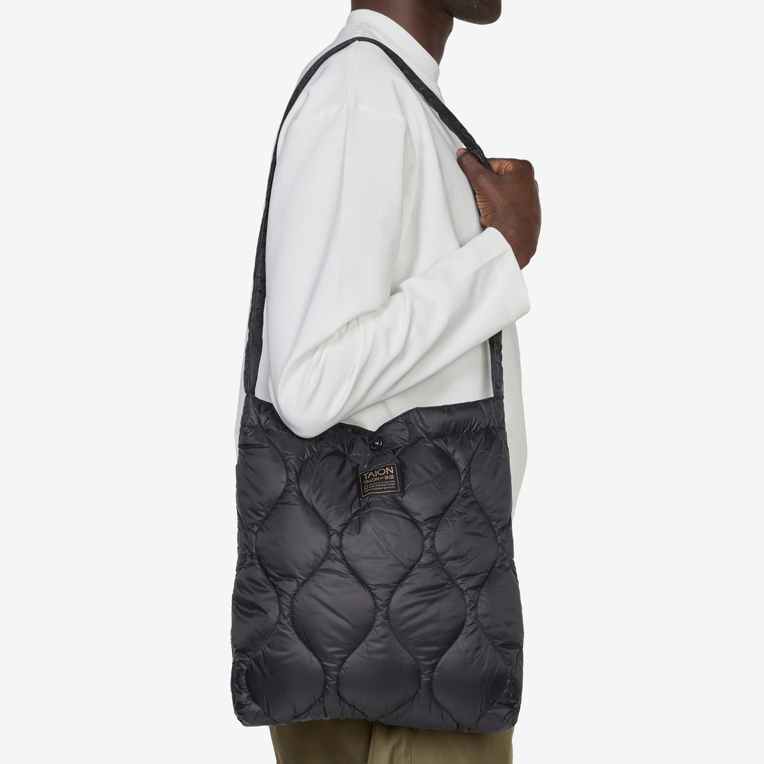 Military Crossbody Soft Shell Down Bag (M) Black Bags