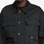 Cotton Duck Canvas Work Button Coverall Black