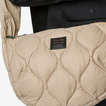 Military Banana Shoulder Down Bag (M) G.Beige