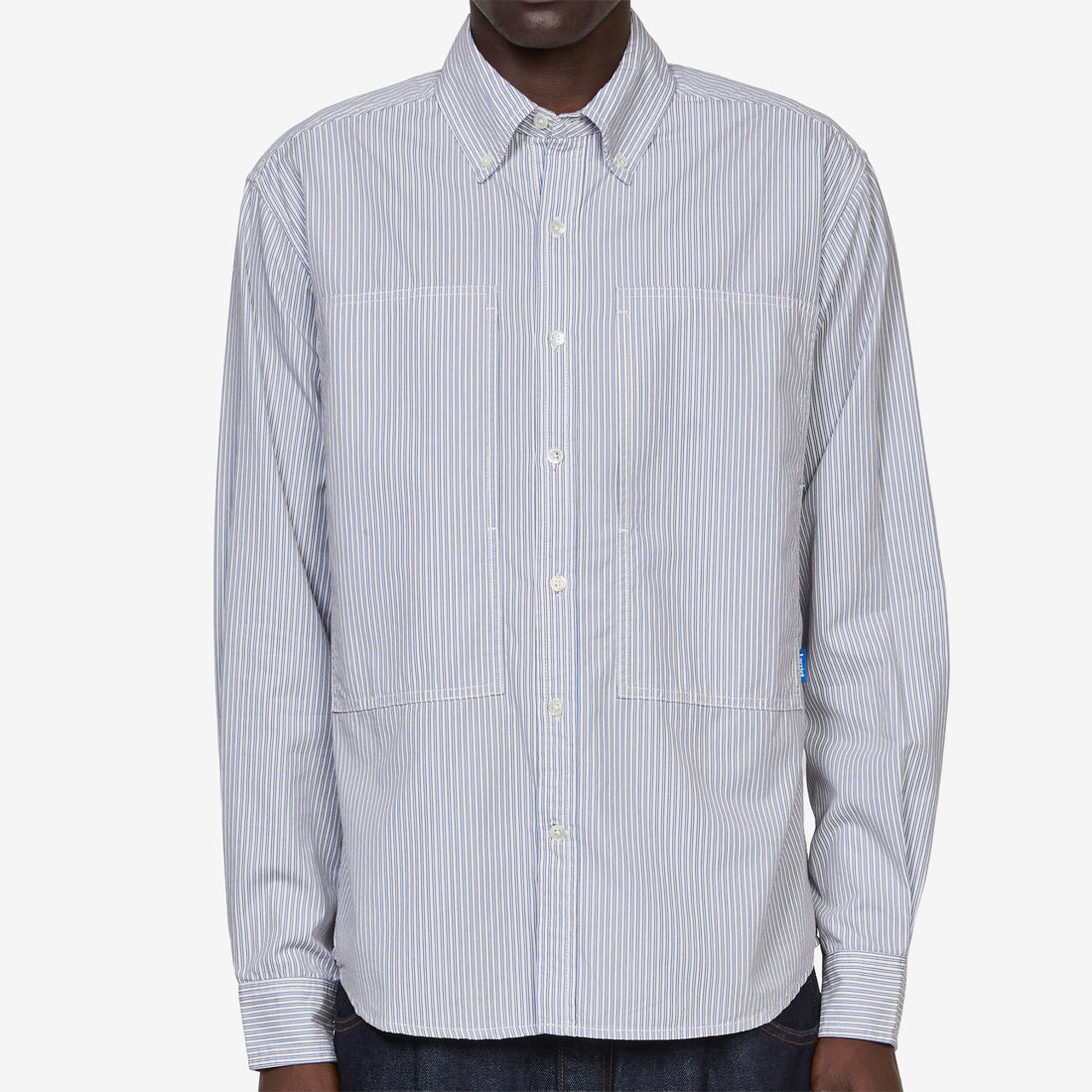 Grant Shirt Sky Stripe Shirts
