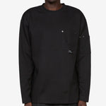 Work Rivet Pocket Long Sleeve T-Shirt Black