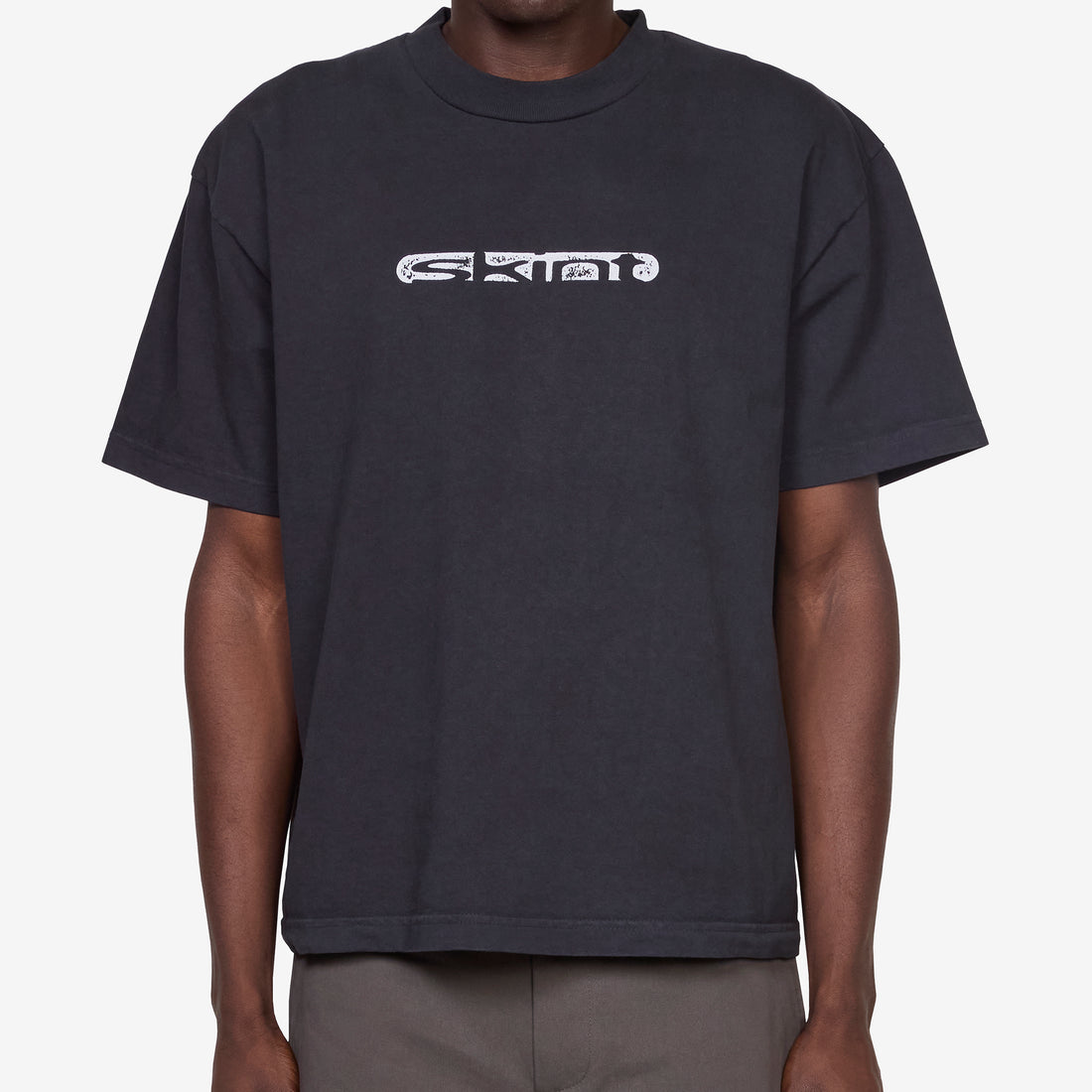 Skint T-Shirt Off Black Tees
