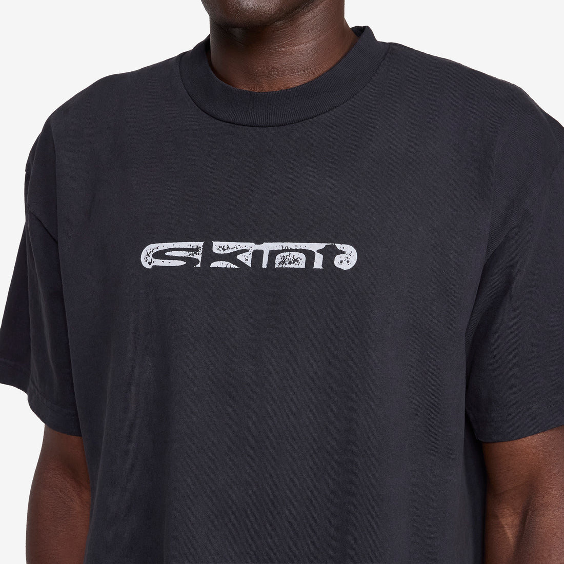 Skint T-Shirt Off Black Tees