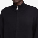 Diamond Knit Cardigan Black
