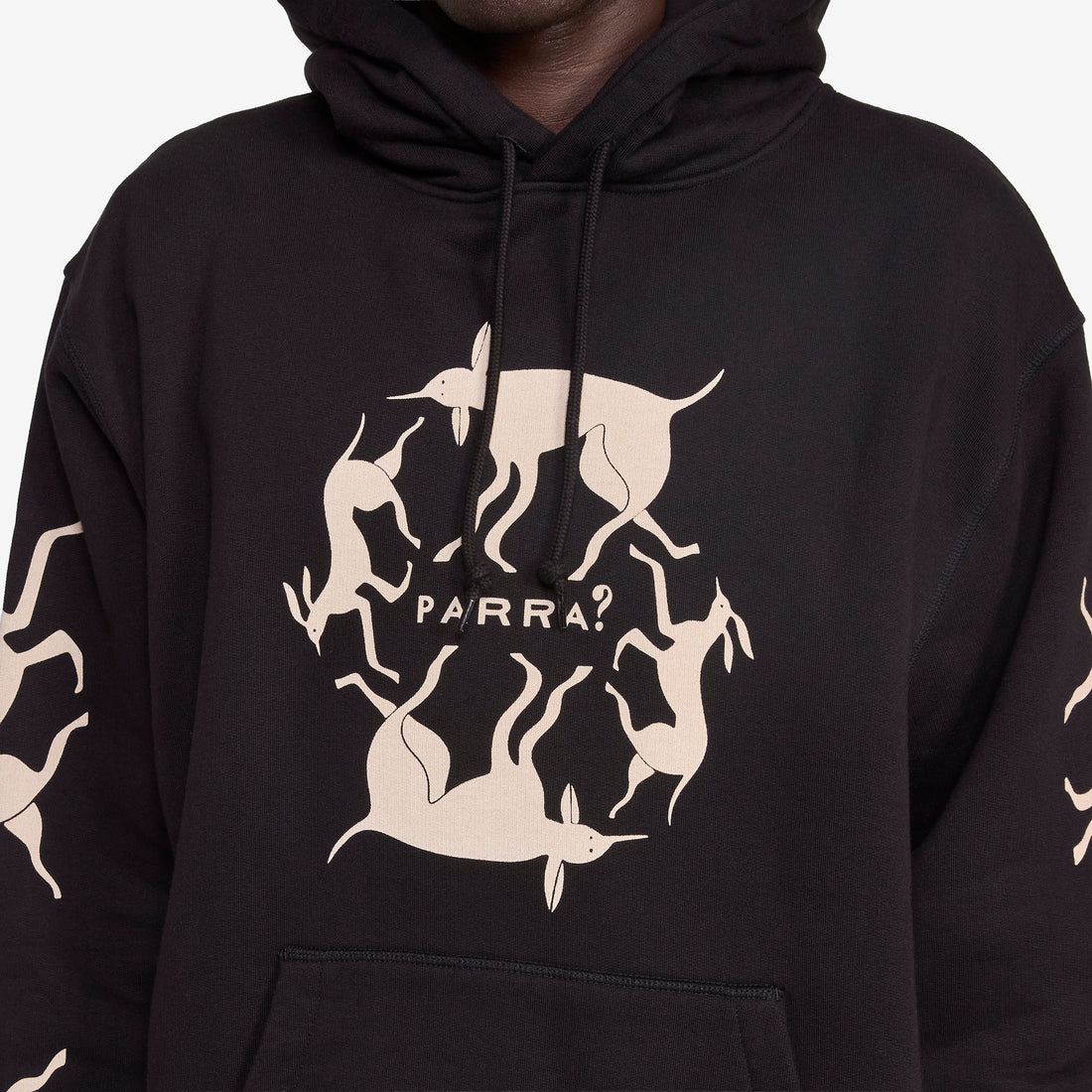 Non Grand Cafe Hooded Sweatshirt Black Shirts