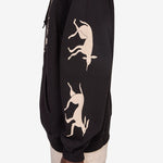 Non Grand Cafe Hooded Sweatshirt Black