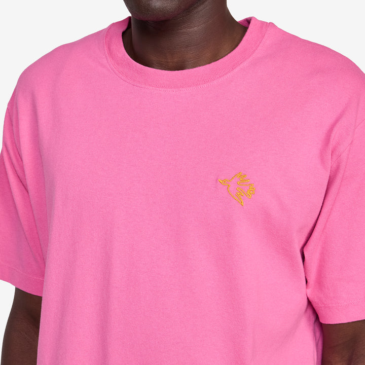 Yarn Bird T-Shirt Pink