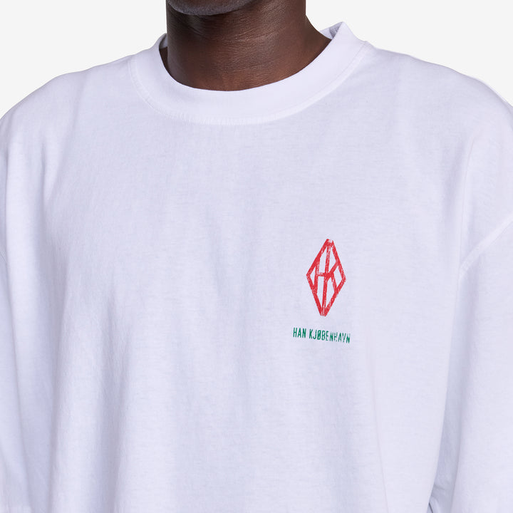 Graphic Oversized T-Shirt White
