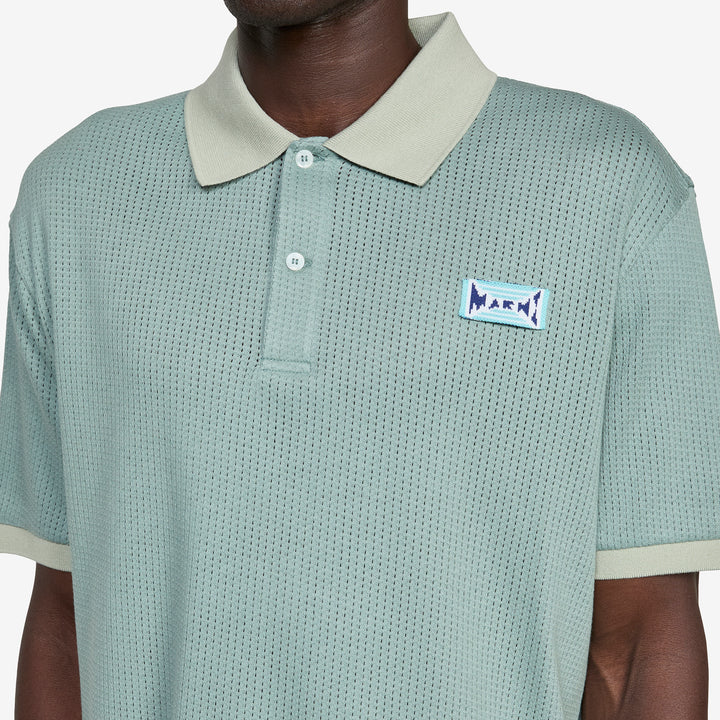 Jacquard Polo Shirt Baltic