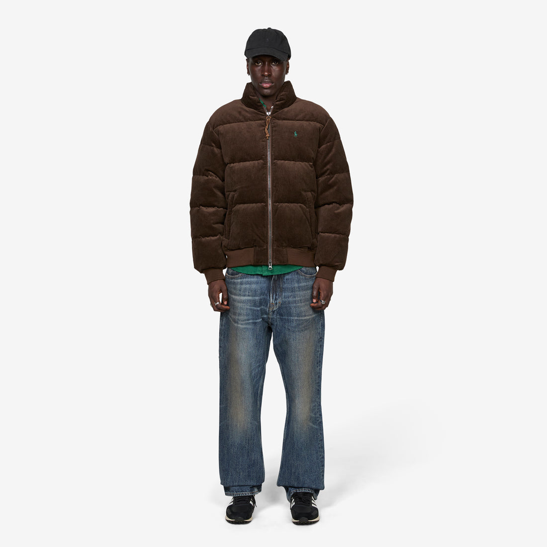 Corduroy Down Jacket Dark Beech Jackets