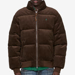 Corduroy Down Jacket Dark Beech
