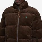Corduroy Down Jacket Dark Beech