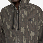 Cotton Twill Zip Hoodie Real Bark Camo