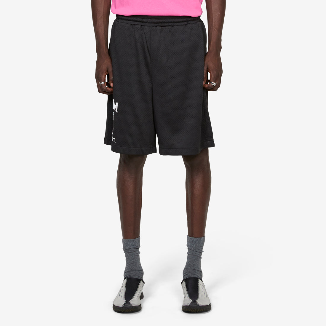 Athletic Mesh Shorts Black Shorts