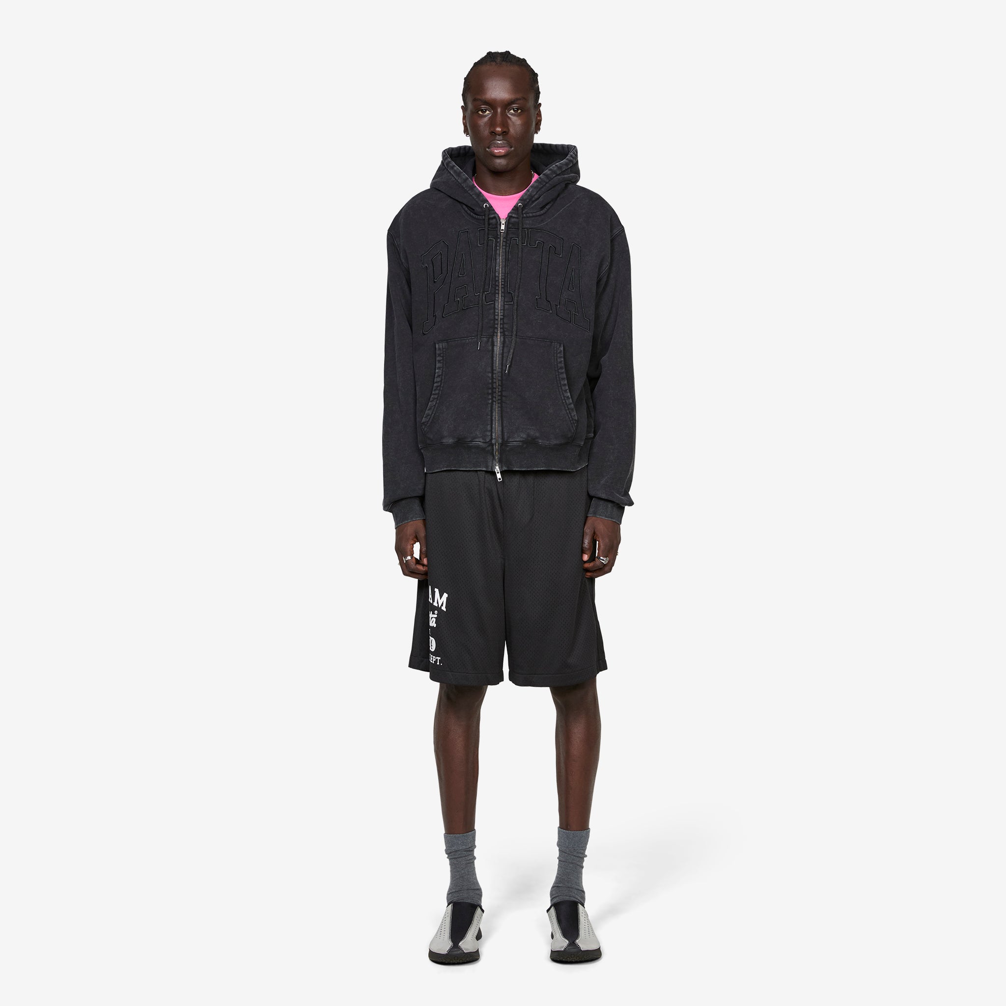 Loopback Logo Zip Hooded Sweater Moonless Night – Above The Clouds