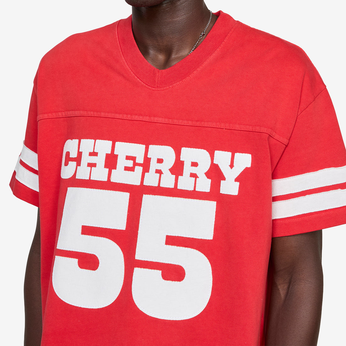 Applique Football Jersey Tomato Tees