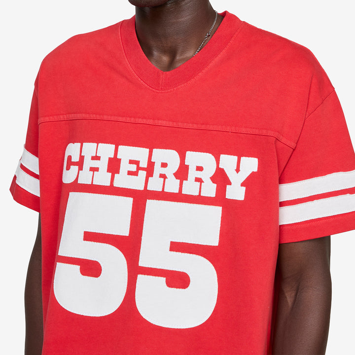Applique Football Jersey Tomato