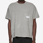 Chevron Boxy Pocket T-Shirt Smoke