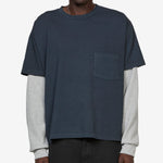 Santa Fe Layered Thermal T-Shirt Vintage Black